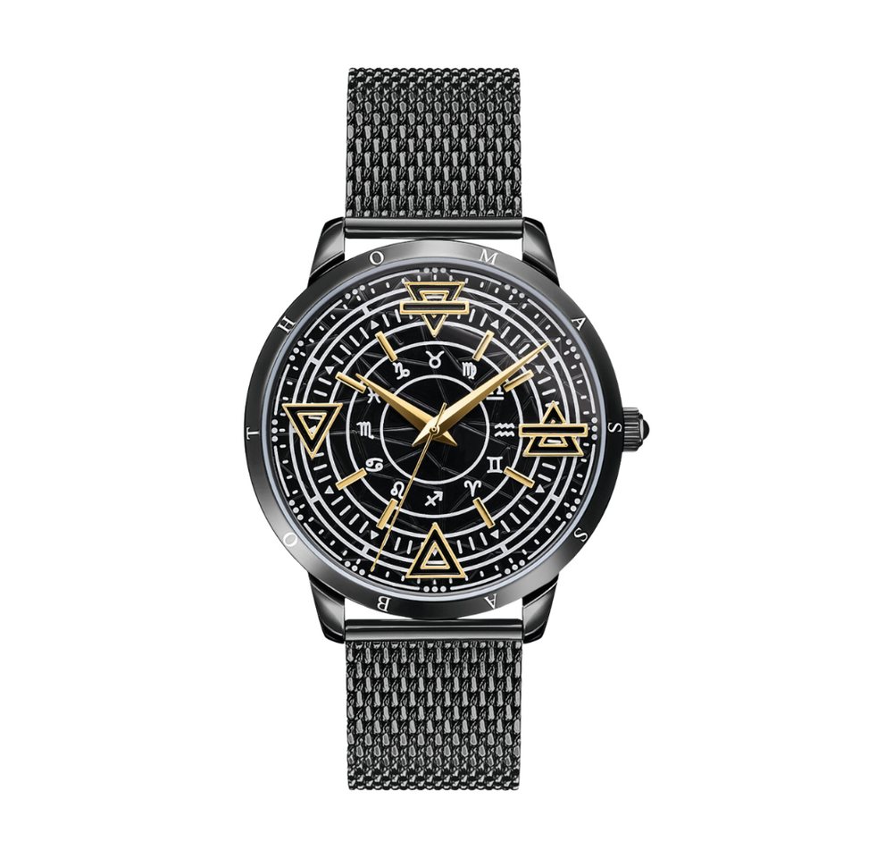 THOMAS SABO Quarzuhr WA0389-202-203, Thomas Sabo, Herren, Schwarz von THOMAS SABO