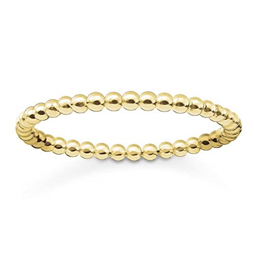 THOMAS SABO Ring Gold, Größe 48, Sterlingsilber, TR2122-413-12 TR2122-413-12-48 von THOMAS SABO