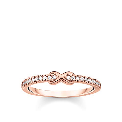 THOMAS SABO Ring Infinity mit weißen Steinen roségold vergoldetes Silber TR2322-416-14-52 THOMAS SABO Ring Infinity mit weißen Steinen roségold vergoldetes Silber TR2322-416-14-52 von THOMAS SABO
