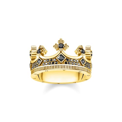THOMAS SABO 3 Ring Krone gold 750 Gelbgold Vergoldung, 925 Sterlingsilber TR2208-414-11 von THOMAS SABO