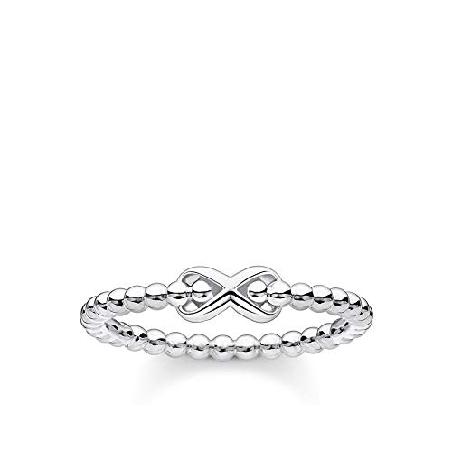 THOMAS SABO Ring Kugeln mit Infinity silber 925 Sterling Silber TR2320-001-21-56 von THOMAS SABO