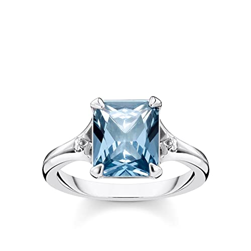 THOMAS SABO Ring blauer Stein mit Mond und Stern 925 Sterling Silber TR2297-644-1-54 THOMAS SABO Ring blauer Stein mit Mond und Stern 925 Sterling Silber TR2297-644-1-54 von THOMAS SABO