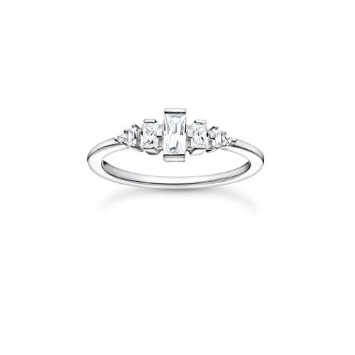 THOMAS SABO Damen Ring weiße Steine 925 Sterlingsilber TR2347-051-14-52 von THOMAS SABO