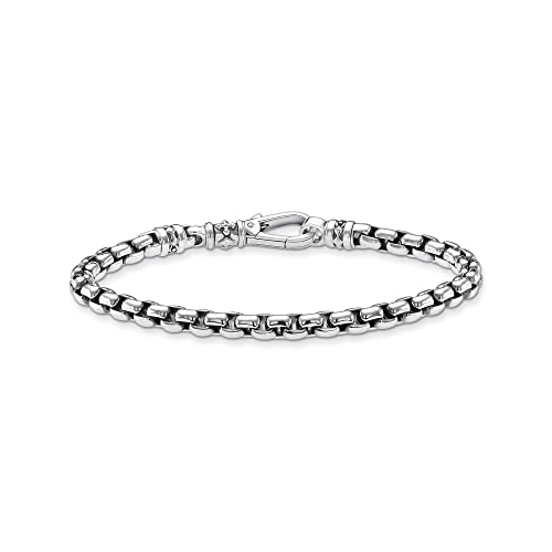 Thomas Sabo Sabo Herren Armband Venezianer-Armband aus geschwärztem 925er Sterlingsilber, Gr. 20cm, A2005-637-21-L20 von THOMAS SABO