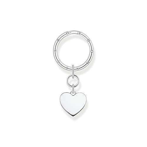 Thomas Sabo Schlüsselring mit Anhänger in Form eines Herzes in Sterling Silber, KR14-637-21 von THOMAS SABO