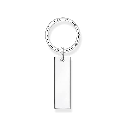 Thomas Sabo Schlüsselring mit Anhänger in Form eines Tag in Sterling Silber, KR17-637-21 Thomas Sabo Schlüsselring mit Anhänger in Form eines Tag in Sterling Silber, KR17-637-21 von THOMAS SABO