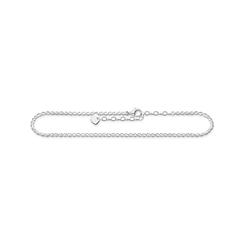 Thomas Sabo Fußkette Recyceltes 925 Silber, 22-27 cm, AK0035-001-21-L27V von THOMAS SABO
