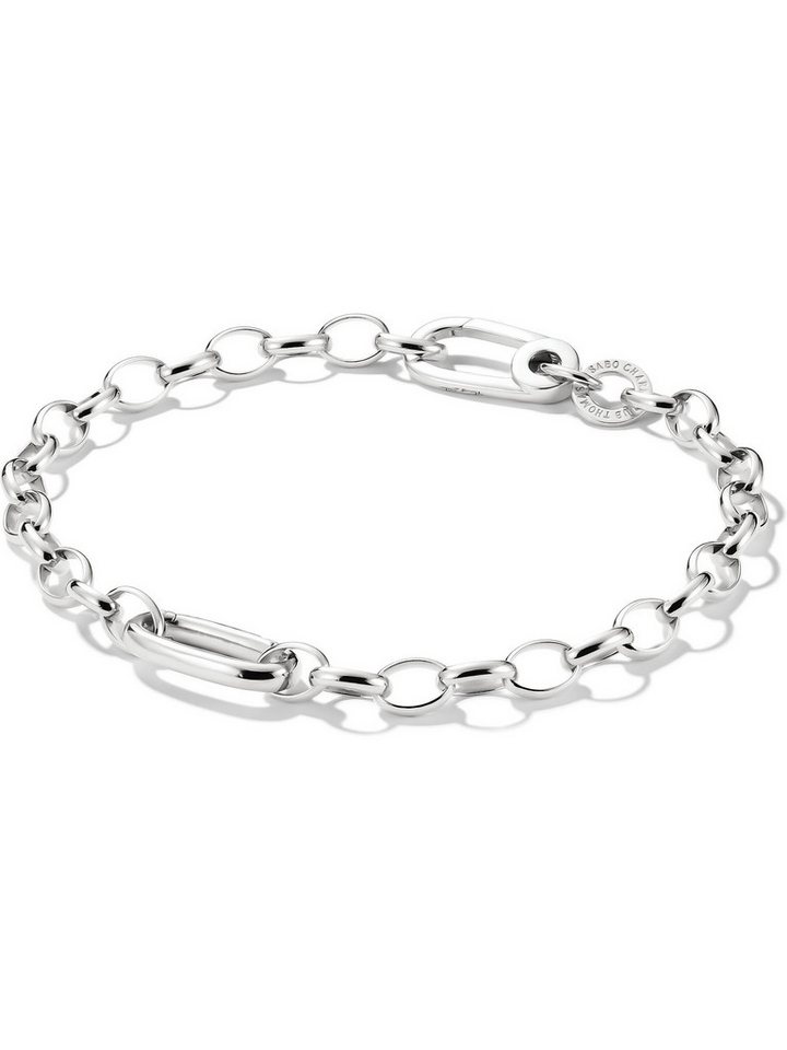 THOMAS SABO Silberarmband Thomas Sabo Damen-Armband 925er Silber, Modern THOMAS SABO Silberarmband Thomas Sabo Damen-Armband 925er Silber, Modern von THOMAS SABO