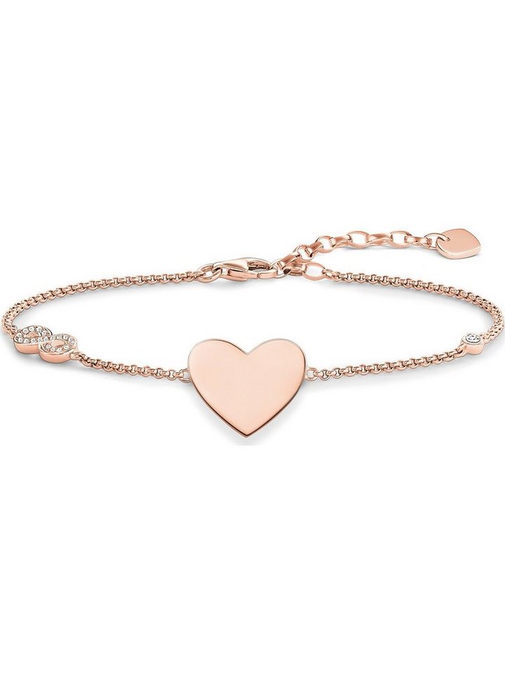 THOMAS SABO Silberarmband Thomas Sabo Damen-Armband 925er Silber Zirkonia, Modern von THOMAS SABO