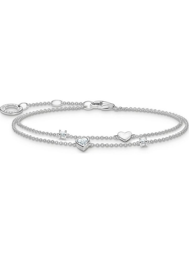 THOMAS SABO Silberarmband Thomas Sabo Damen-Armband 925er Silber Zirkonia THOMAS SABO Silberarmband Thomas Sabo Damen-Armband 925er Silber Zirkonia von THOMAS SABO