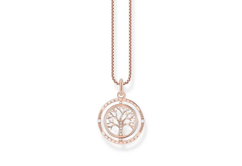 THOMAS SABO Silberkette THOMAS SABO Kette Tree of Love Silber rosé vergoldet von THOMAS SABO