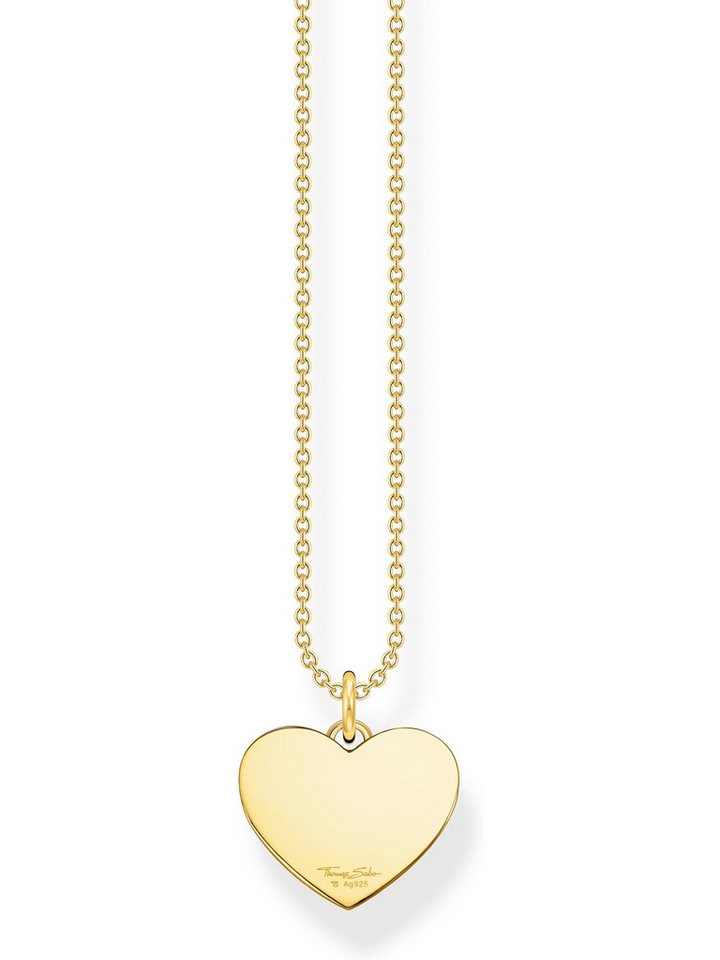 THOMAS SABO Silberkette Thomas Sabo Damen-Kette 925er Silber Herz, Glam & Soul THOMAS SABO Silberkette Thomas Sabo Damen-Kette 925er Silber Herz, Glam & Soul von THOMAS SABO
