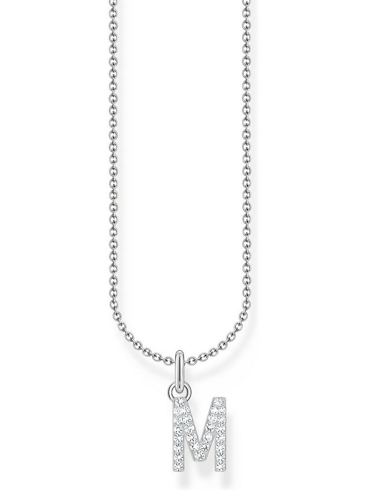 THOMAS SABO Silberkette Thomas Sabo Damen-Kette 925er Silber Zirkonia M, Charming von THOMAS SABO