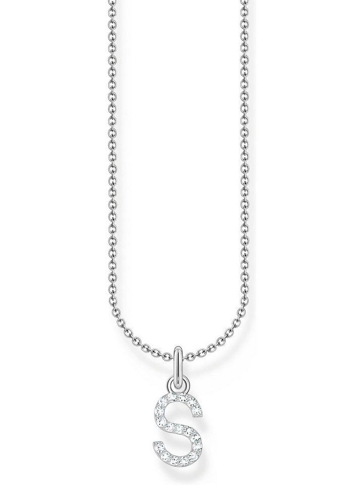 THOMAS SABO Silberkette Thomas Sabo Damen-Kette 925er Silber Zirkonia S, Charming von THOMAS SABO