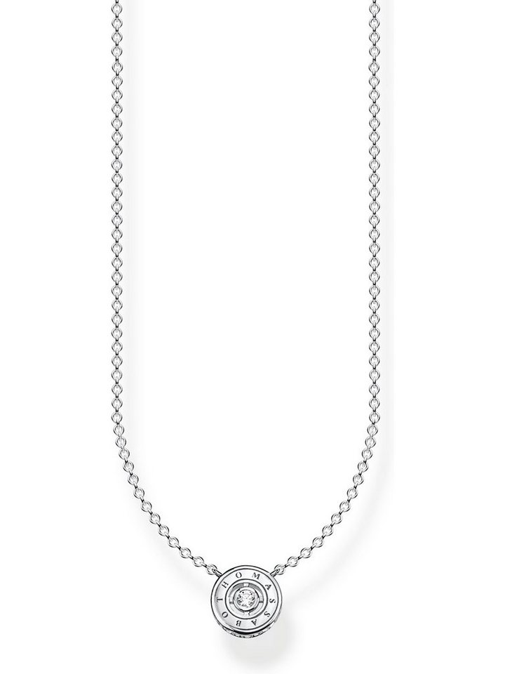 THOMAS SABO Silberkette Thomas Sabo Damen-Kette 925er Silber Zirkonia von THOMAS SABO