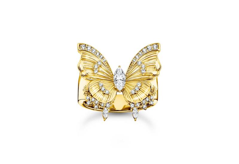 THOMAS SABO Silberring Thomas Sabo Cocktailring Schmetterling TR2495-414-14-58 von THOMAS SABO