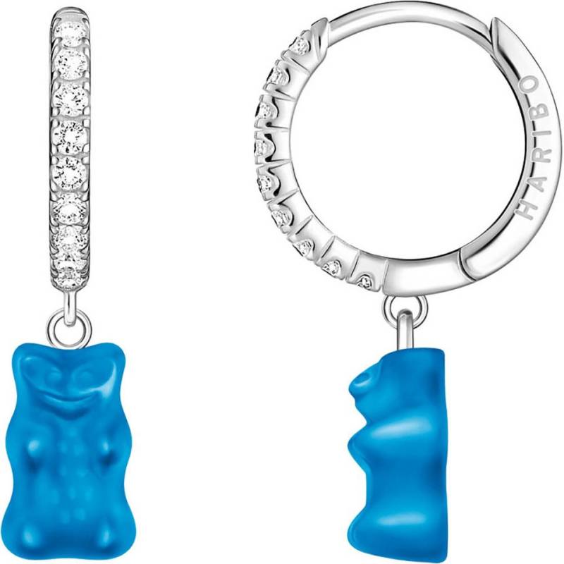 THOMAS SABO Single-Creole THOMAS SABO x HARIBO Schmuck: Einzel-Creole mit Goldbär, mit Kristallglas, Zirkonia (synth) von THOMAS SABO