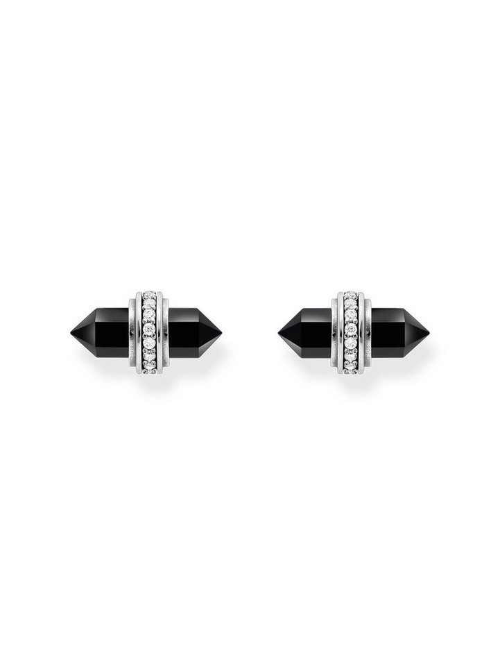 THOMAS SABO Single-Ohrstecker Thomas Sabo H2281-641-11 Silberne Ohrstecker mit schwarzem Onyx Damen von THOMAS SABO