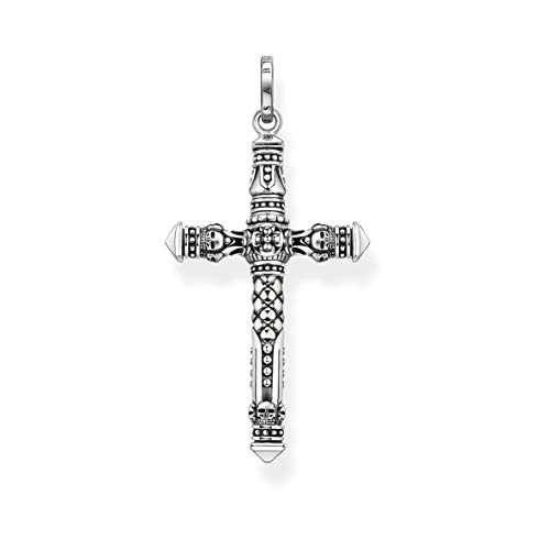 Thomas Sabo PE912-637-21 Rebel at Heart Ketten-Anhänger Kreuz aus 925 Sterlingsilber geschwärzt von THOMAS SABO