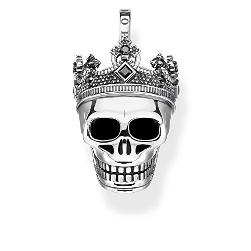 Thomas Sabo Unisex-Anhänger Totenkopf Krone 925 Sterlingsilber PE871-643-11 von THOMAS SABO