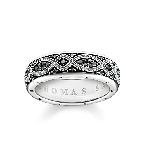 THOMAS SABO Unisex Bandring Love Knot 925Er Sterlingsilber, Geschwärzt TR2087-643-11 von THOMAS SABO