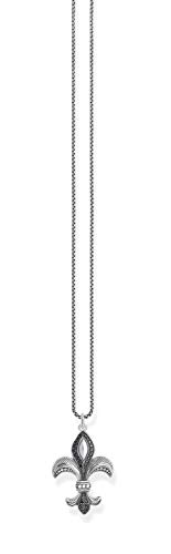 THOMAS SABO Unisex Kette Fleur de Lilie 925 Sterling Silber geschwärzt KE2002-643-11 von THOMAS SABO