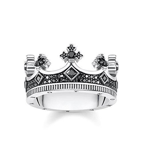 Thomas Sabo Ring Krone, Größe 50, Sterlingsilber und Zirkonia, TR2208-643-11 von THOMAS SABO