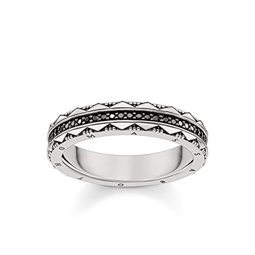 THOMAS SABO Unisex Ring Hieroglyphen-Ornamentik 925Er Sterlingsilber, Geschwärzt TR2106-643-11 von THOMAS SABO