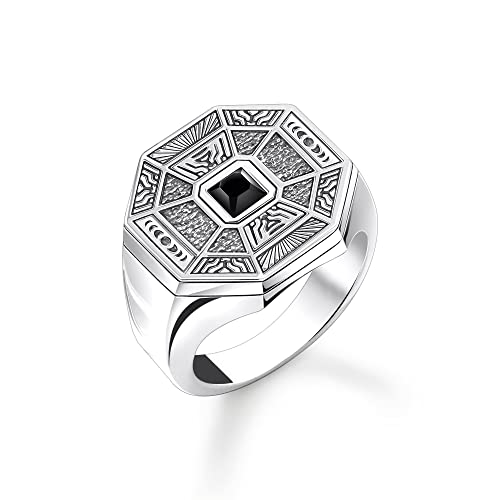 THOMAS SABO Unisex Ring Lebensweg 925 Sterlingsilber, Geschwärzt TR2431-507-11 von THOMAS SABO