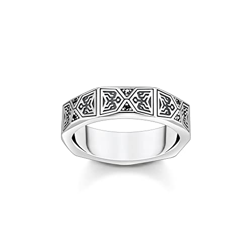 THOMAS SABO Unisex Ring facettierte Form 925 Sterlingsilber, Geschwärzt TR2432-643-11 THOMAS SABO Unisex Ring facettierte Form 925 Sterlingsilber, Geschwärzt TR2432-643-11 von THOMAS SABO