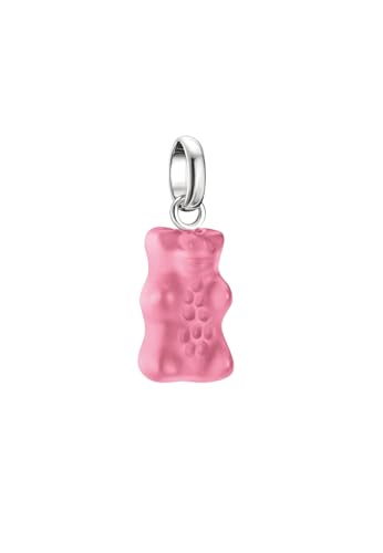 THOMAS SABO Damen-Charm 925er Silber, recycelt, Glas One Size, Pink 32031045 von THOMAS SABO