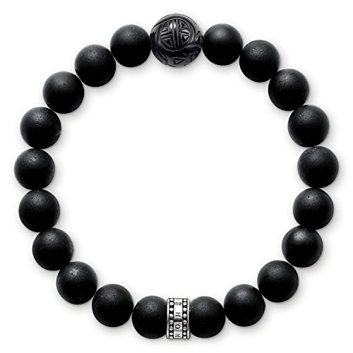 Thomas Sabo Herren-Stretcharmbänder 925 Sterlingsilber A1085-023-11-XL von THOMAS SABO