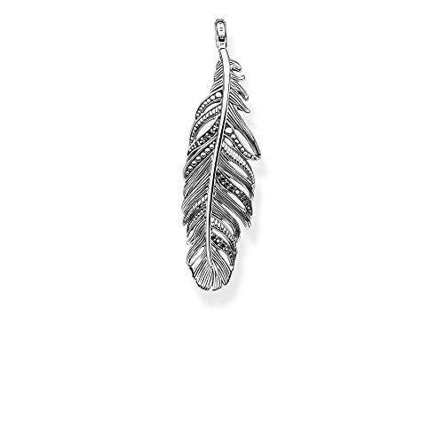 Thomas Sabo Anhänger Feder Silber, PE884-643-11, 5.5, Schwarz Thomas Sabo Anhänger Feder Silber, PE884-643-11, 5.5, Schwarz von THOMAS SABO