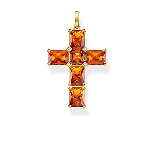 Thomas Sabo Anhänger Kreuz Orangefarbene Steine PE890-971-8 Thomas Sabo Anhänger Kreuz Orangefarbene Steine PE890-971-8 von THOMAS SABO