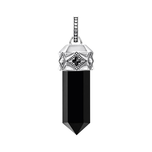 THOMAS SABO Anhänger schwarzer Onyx in Kristallform Silber geschwärzt 925 Sterlingsilber, Geschwärzt THOMAS SABO Anhänger schwarzer Onyx in Kristallform Silber geschwärzt 925 Sterlingsilber, Geschwärzt von THOMAS SABO
