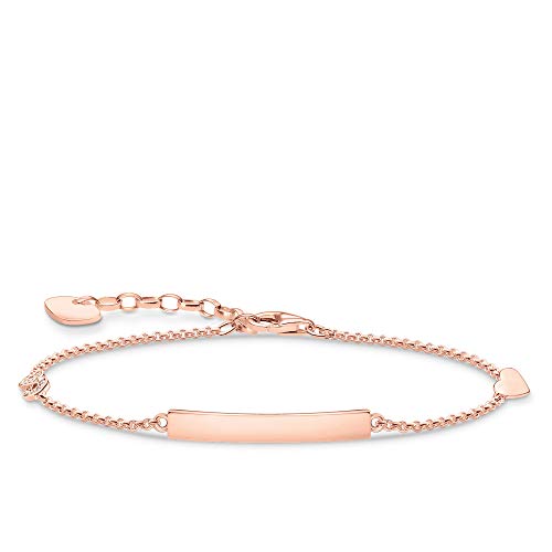 Thomas Sabo Armband Classic mit Herz & Infinity roségold, 925 Sterlingsilber, 16-19 cm Länge von THOMAS SABO