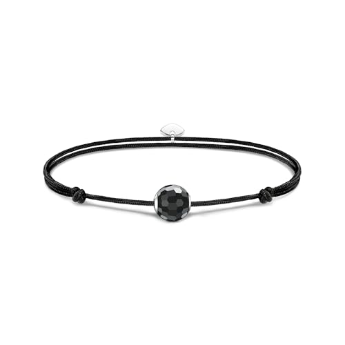 THOMAS SABO Damen Armband Karma Secret mit schwarzem Obsidian Bead 925 Sterlingsilber, Nylon A2103-172-11 THOMAS SABO Damen Armband Karma Secret mit schwarzem Obsidian Bead 925 Sterlingsilber, Nylon A2103-172-11 von THOMAS SABO