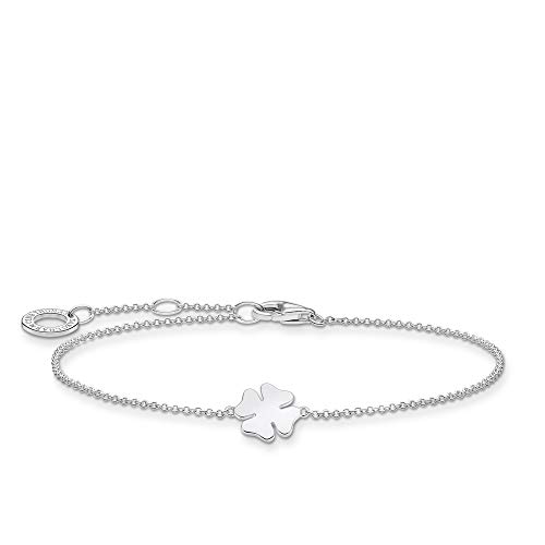 Thomas Sabo Damen Armband Kleeblatt 925 Sterling Silber A1990-001-21-L19v von THOMAS SABO