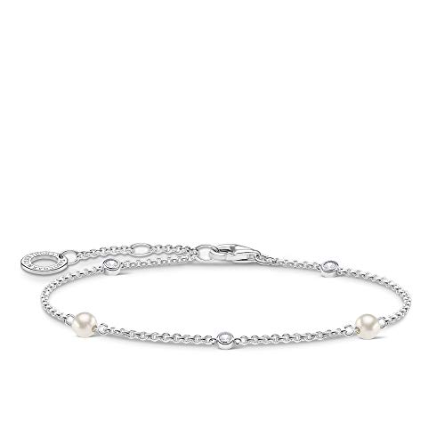 Thomas Sabo Armband weiße Steine silber, 925 Sterlingsilber, 16-19 cm Länge Thomas Sabo Armband weiße Steine silber, 925 Sterlingsilber, 16-19 cm Länge von THOMAS SABO