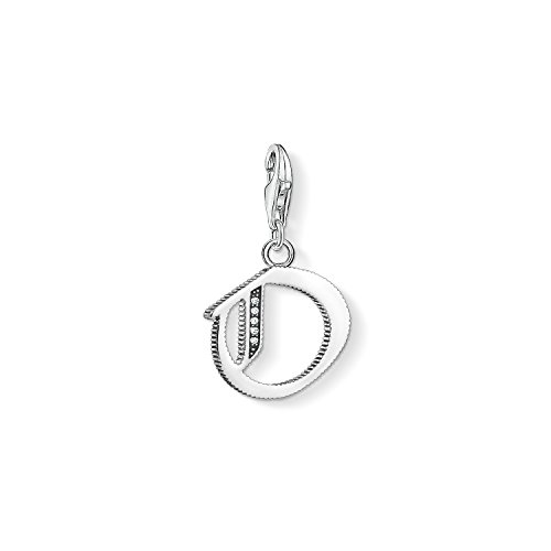 Thomas Sabo Damen-Charm-Anhänger O Buchstabe Silber Charm Club 925 Sterling Silber 1595-643-21 von THOMAS SABO