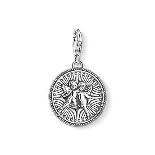 THOMAS SABO Charm-Anhänger Coin mit Engel Silber 1734-637-21 von THOMAS SABO