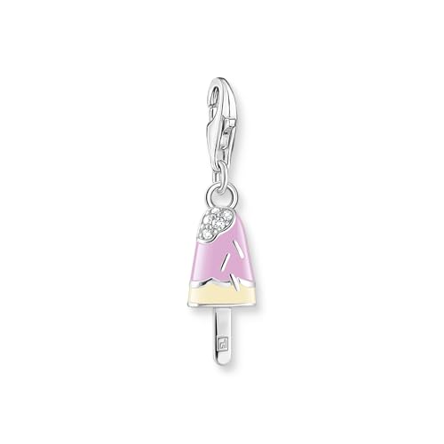 THOMAS SABO Charm-Anhänger Eis mit weißen Steinen recycletes 925 Sterlingsilber 1999-041-7 von THOMAS SABO