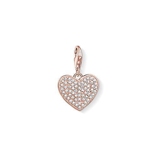 THOMAS SABO Damen-Charm-Anhänger Sonne mit Perlmutt Charm Club 925 Sterling Silber 1534-429-14 von THOMAS SABO