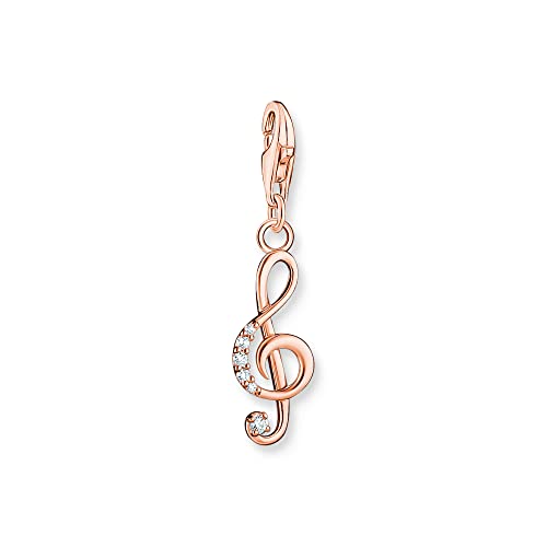 THOMAS SABO Charm-Anhänger Notenschlüssel Roségoldfarben 1899-416-14 von THOMAS SABO