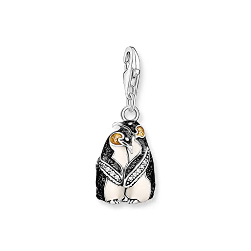 Thomas Sabo Charm-Anhänger Pinguine 925 Sterlingsilber 1909-691-7 von THOMAS SABO