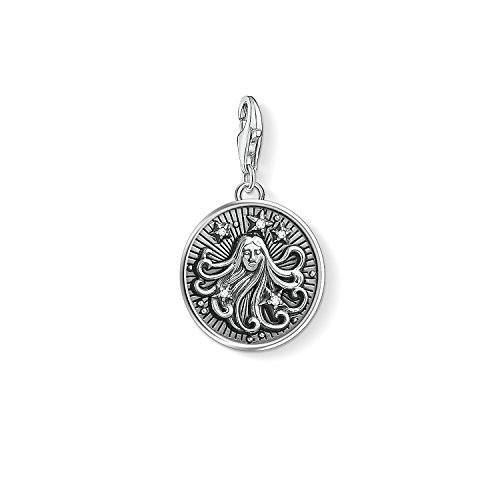 Thomas Sabo Damen Herren-Charm-Anhänger Sternzeichen Jungfrau Charm Club 925 Sterling Silber 1645-643-21 von THOMAS SABO