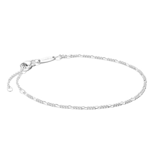 Thomas Sabo Charm-Armband Figaro-Design Recyceltes 925 Silber A2207-001-21-L19V von THOMAS SABO