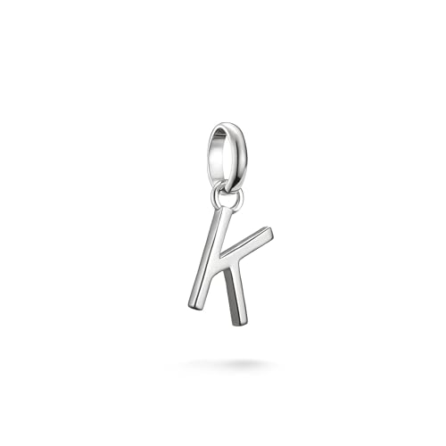 Thomas Sabo Charm Club Connect Charm-Anhänger Buchstabe K Recyceltes 925 Silber CC1217-001-21 von THOMAS SABO