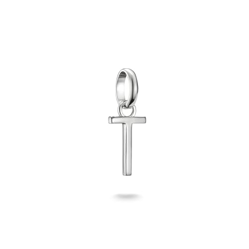 Thomas Sabo Charm Club Connect Charm-Anhänger Buchstabe T Recyceltes 925 Silber CC1226-001-21 von THOMAS SABO