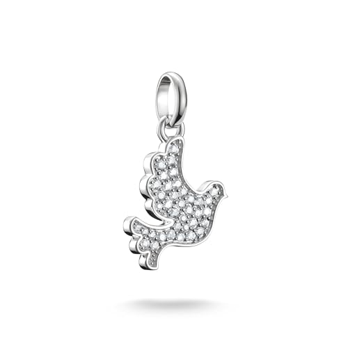 Thomas Sabo Charm Club Connect Charm-Anhänger Friedenstaube Recyceltes 925 Silber CC1267-051-14 von THOMAS SABO